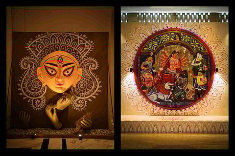 The art installations at ITC Royal Bengal and ITC Sonar