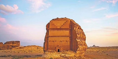 Qasr al-Farid tomb of Lihyan. (Photo | Neeta Lal)