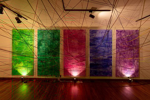 Free The Speech installation