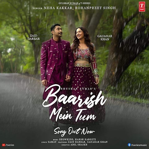 Song poster of Baarish Mein Tum