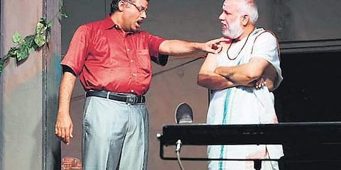 A scene from the play Athithi (2007)