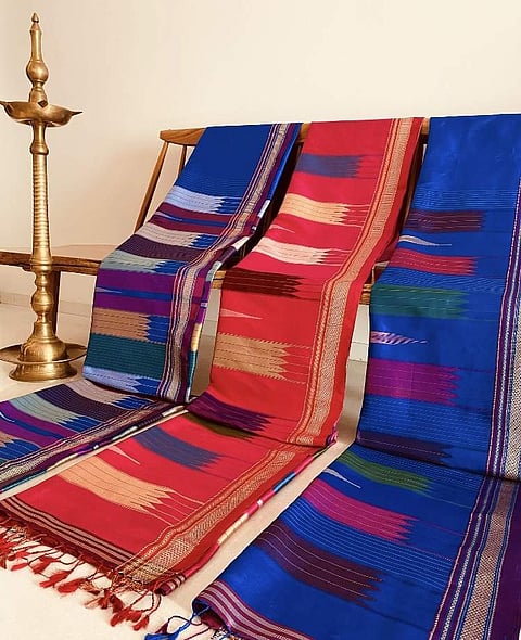 Double Pallu Ilkal Sarees