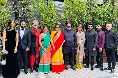 The RRR team at the Golden Globes 2023