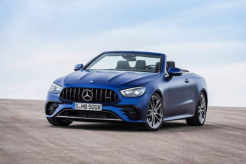 From a design standpoint, the E 53 Cabriolet gets the AMG Panamerica grille, sporty front bumpers and a neat-looking chrome strip