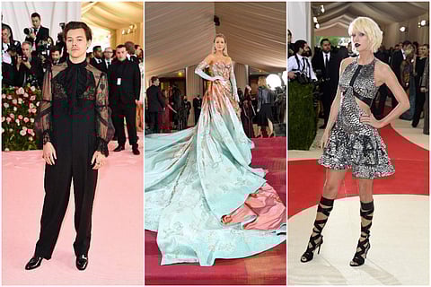 Harry Styles, Blake Lively and Taylor Swift at the Met Gala