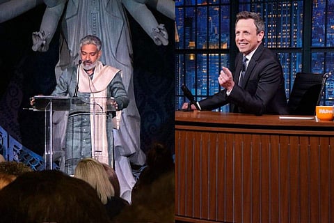 SS Rajamouli will appear on the Seth Myers' show on January 9