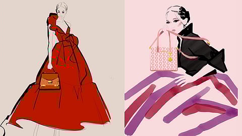 In frame: Caprese X Gauri and Nainika