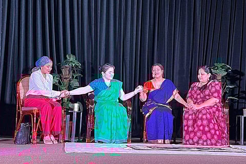 A scene from the play