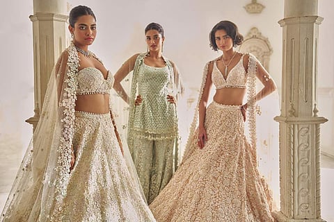 Ensembles from her latest collection