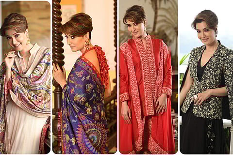 Actress Arpita Chatterjee in four exclusive looks from Malika Dudeja Varma’s festive edit