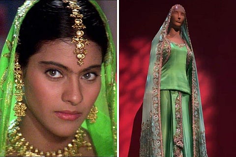 Kajol's costume from DDLJ