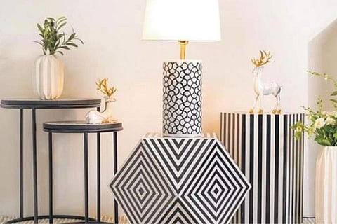 Available in a palette of neutral colours, the range features elegant designs with embroidered patterns as well as digital prints