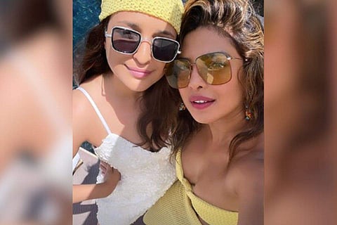 In frame: Parineeti Chopra and Priyanka Chopra