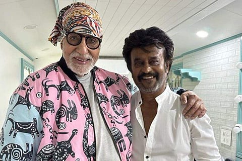 In frame: Rajinikanth and Amitabh Bachchan
