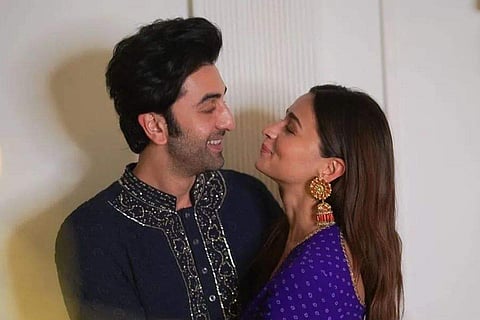 Ranbir Kapoor with Alia Bhatt
