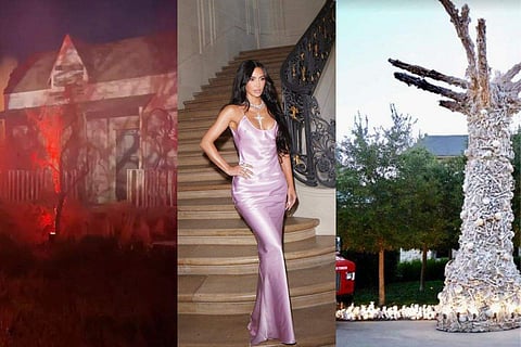 Kim Kardashian's Halloween decor