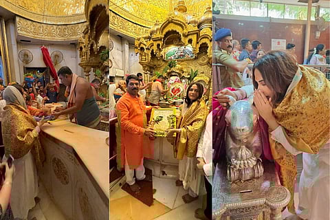 Richa Chadha visits Siddhivinayak Temple