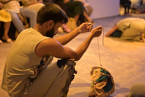 A scene from the performance