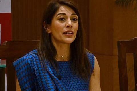 In frame: Koel Purie Rinchet