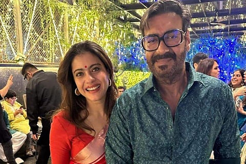 (L-R) Kajol, Ajay Devgn