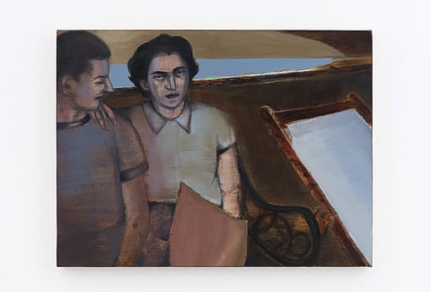 Anju Dodiya's artwork 'By The Sea'