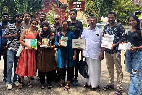 Members of Urban Sketchers, Thiruvananthapuram