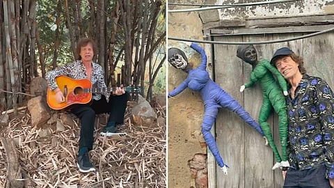 Glimpses from Mick Jagger's India trip