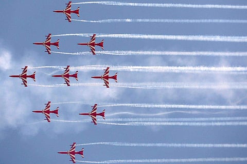 SKAT's aerobatic show