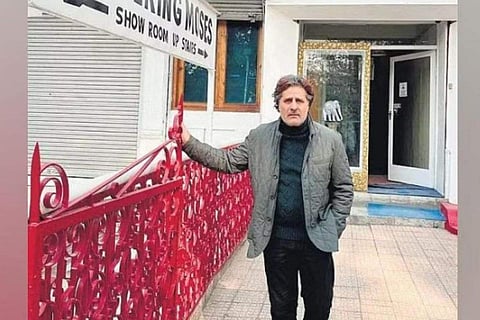 Muzaffar Sadiq Wani, the eighth-generation descendant of the original founder of the shop 'Suffering Moses'.