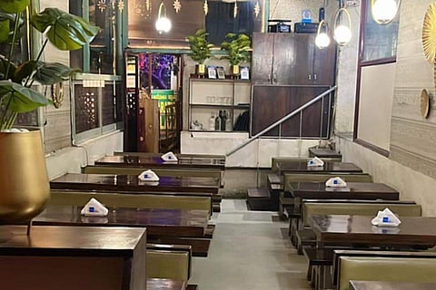 In frame: The interiors of the restaurant