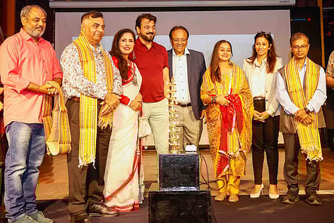 The special guests with Pradip Chopra