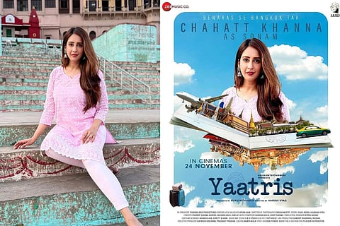 Chahatt Khanna; the poster (R)