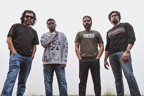 (L-R) Rajeev Rajagopal, Leslie Charles, Tony Das, and Bruce Lee Mani