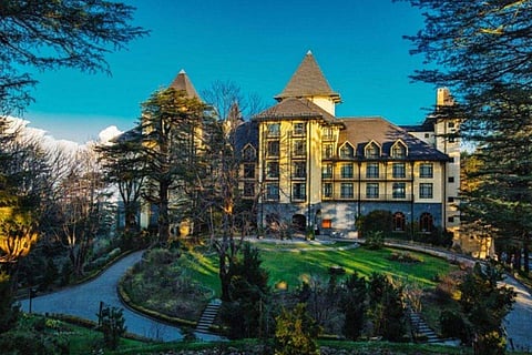 In frame: Wildflower Hall, Shimla