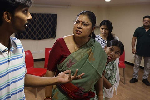 A still from the play