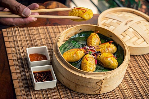 Celery Spiced Chicken Dumplings