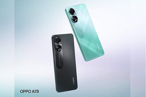 oppo a78 latest smart phone offers impressive audio-visual experience