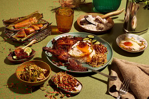 A sumptious coconut influenced spread