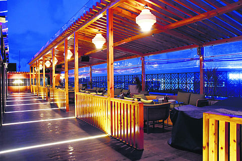 The Q Bar looks much more modern with the new exterior