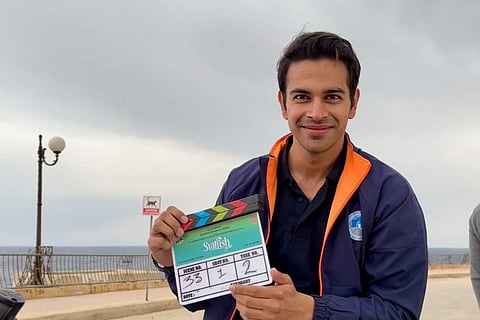 Sambhav during the shoot of Starfish