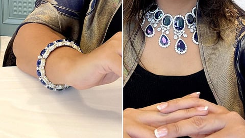 In frame: Monisha Gidwani, CEO Vimonisha Events, posing with the new collection pieces