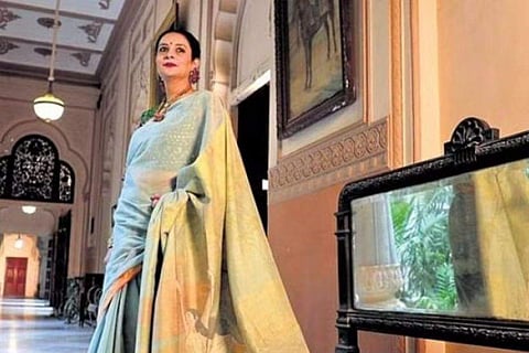 Textiles revivalist and conservationist Lavina Baldota.