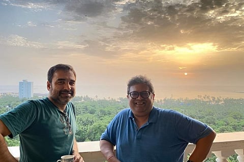 Pankaj Tirpathi with Aniruddha Roy Chowdhury