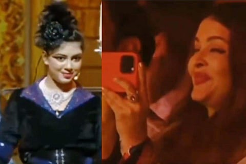 In frame: Aaradhya Bachchan (L); Aishwarya Rai (R)