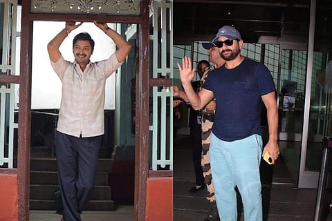 In frame: Shreyas Talpade (L), Saif Ali Khan (R)