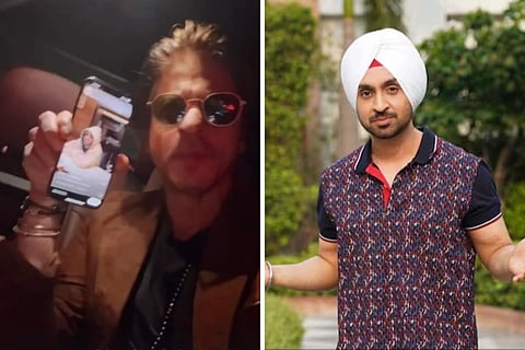 Shah Rukh Khan (L), Diljit Dosanjh (R)