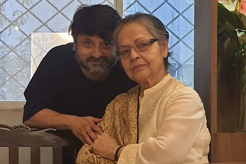 Shiboprosad with Rakhee