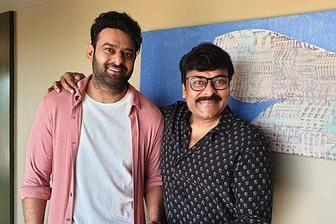 In frame: Prabhas with Chiranjeevi