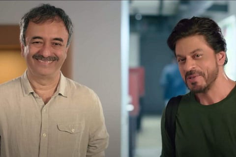 In frame: Rajkumar Hirani with SRK