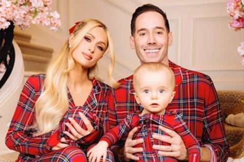 Paris Hilton and her family
